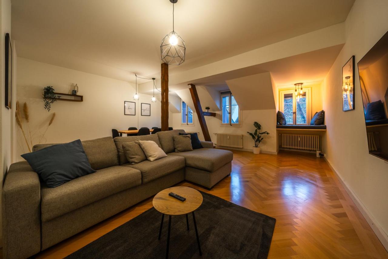Old Town Apt In The Heart Of Thun With Garden Dış mekan fotoğraf