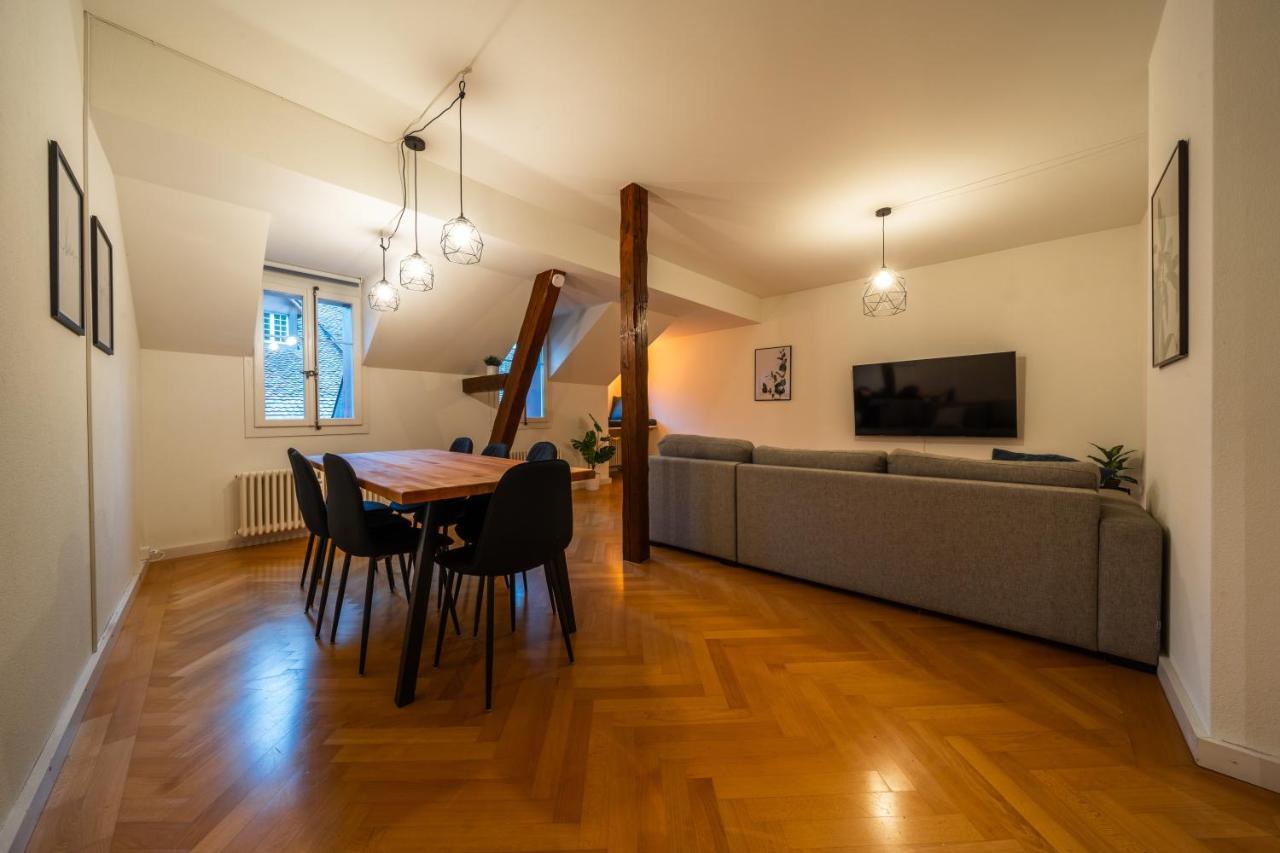 Old Town Apt In The Heart Of Thun With Garden Dış mekan fotoğraf