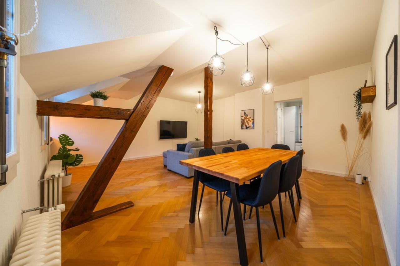 Old Town Apt In The Heart Of Thun With Garden Dış mekan fotoğraf