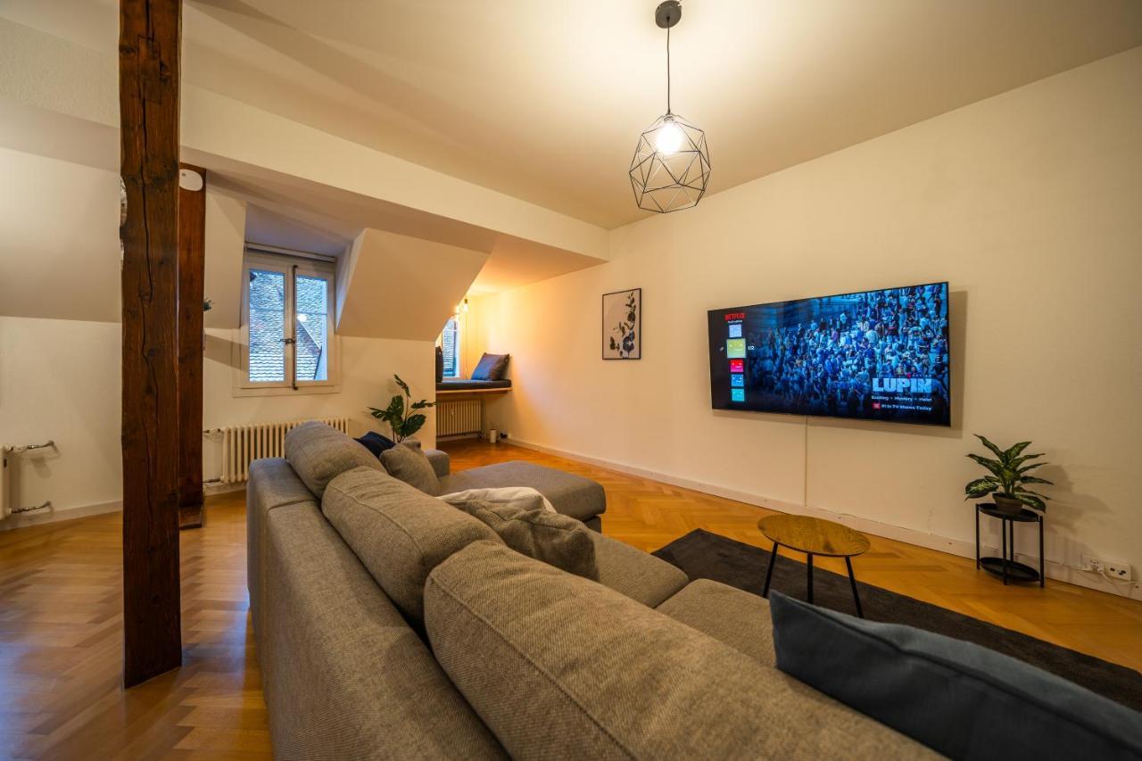 Old Town Apt In The Heart Of Thun With Garden Dış mekan fotoğraf