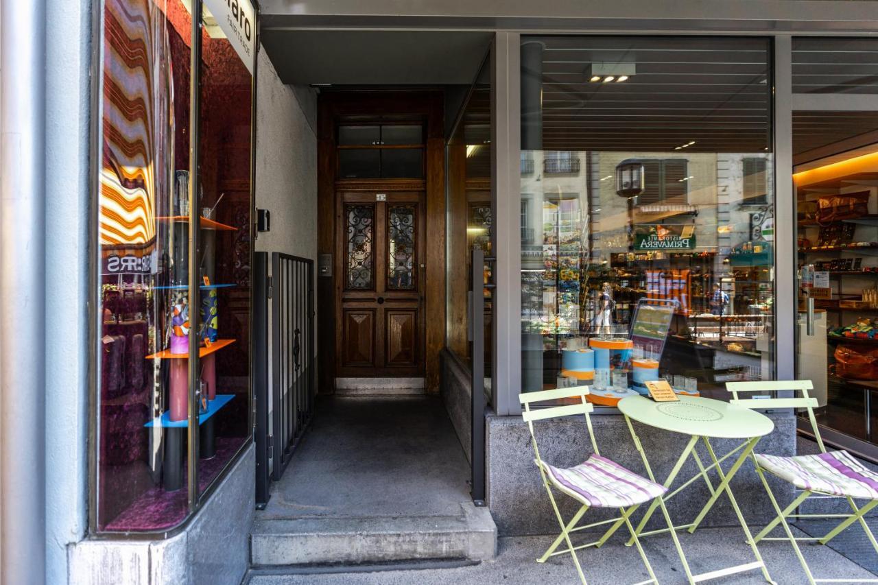 Old Town Apt In The Heart Of Thun With Garden Dış mekan fotoğraf