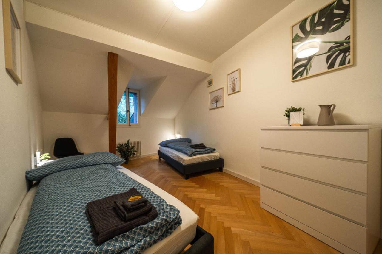 Old Town Apt In The Heart Of Thun With Garden Dış mekan fotoğraf