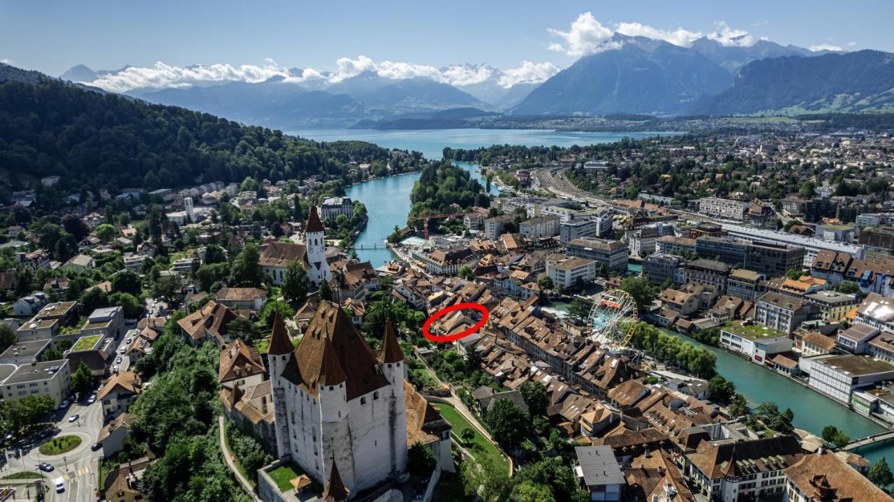 Old Town Apt In The Heart Of Thun With Garden Dış mekan fotoğraf