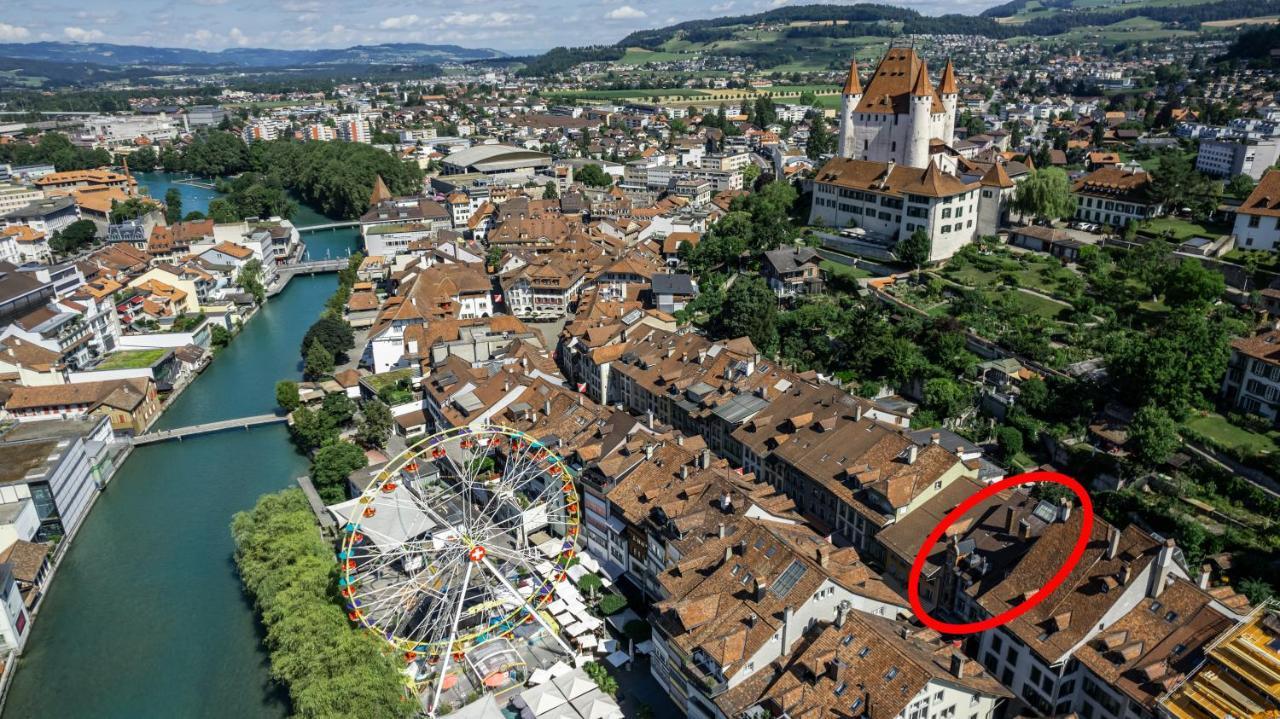 Old Town Apt In The Heart Of Thun With Garden Dış mekan fotoğraf